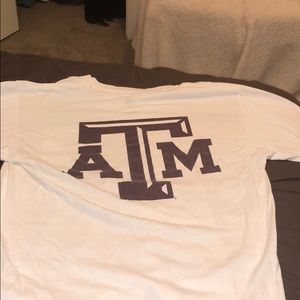 White Texas A&M Aggies Pocket Tee